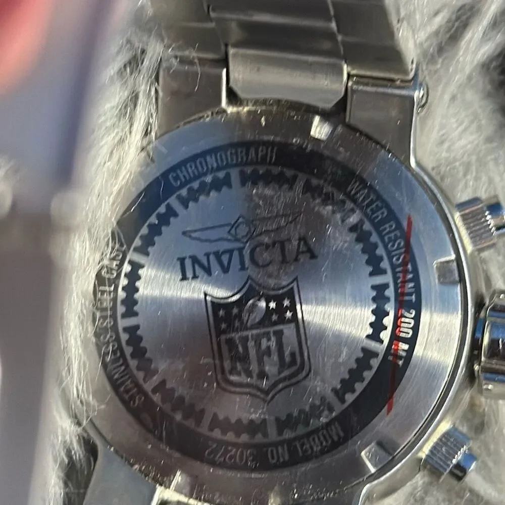 Invicta 30272 NFL Los Angeles Rams Men's Watch Blue Dial Stainless Steel Limited